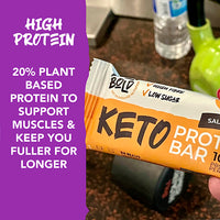 Salted Caramel Keto Protein Bars X12